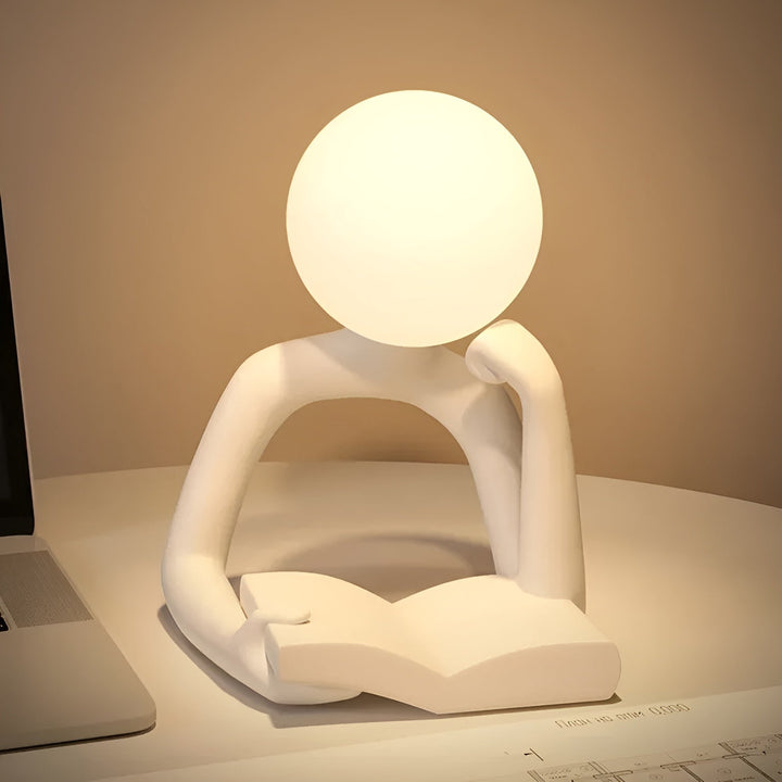 Aura Sculpt Lamp - Modern Table Lamp with Abstract Design | Kalsten