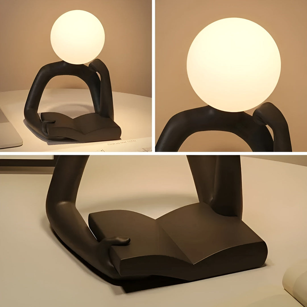 Aura Sculpt Lamp - Modern Table Lamp with Abstract Design | Kalsten