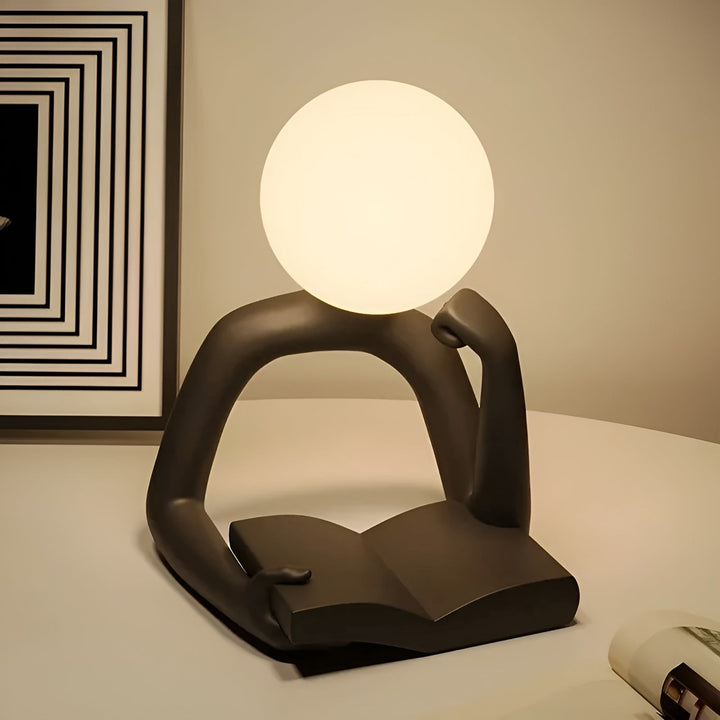 Aura Sculpt Lamp - Modern Table Lamp with Abstract Design | Kalsten