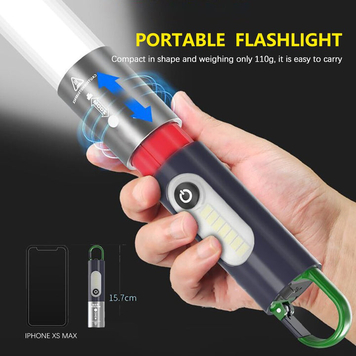 Zoom Ultra-Bright Pocket Led Outdoor Flashlight | Kalsten