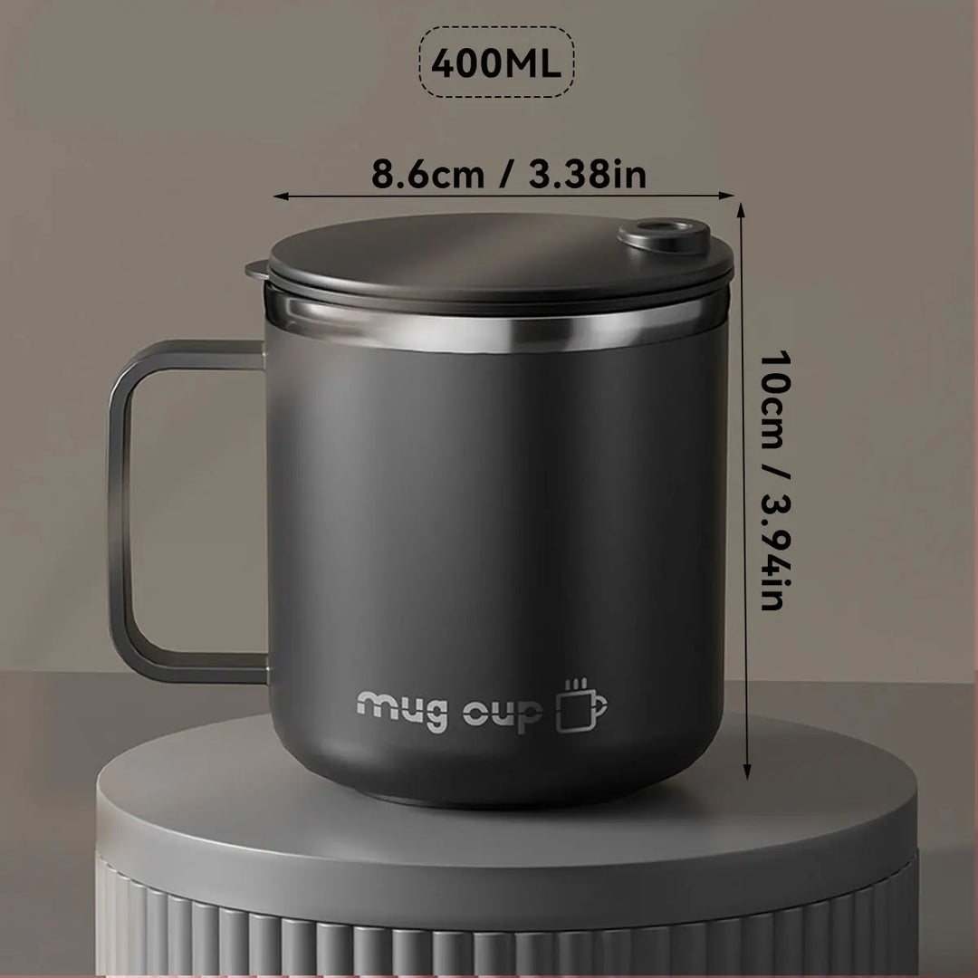 Insulated stainless steel coffee cup with lid | Kalsten