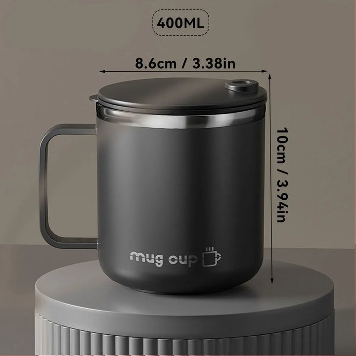 Insulated stainless steel coffee cup with lid | Kalsten