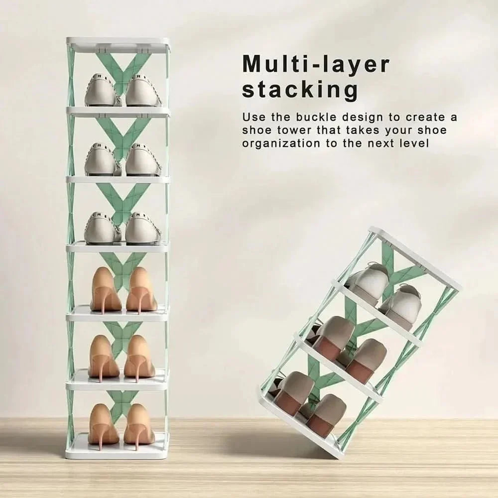 Kalsten | Saving Shoe Organiser - Multi-layered storage cabinet for bedroom & hallway