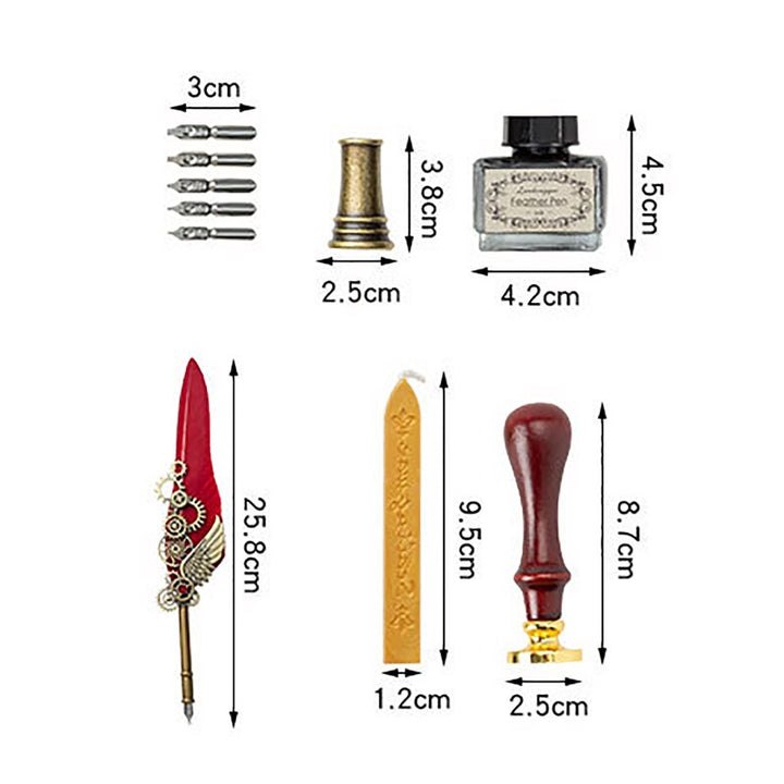 Kalsten | Phoenix Feather Mechanic Calligraphy Pen Set
