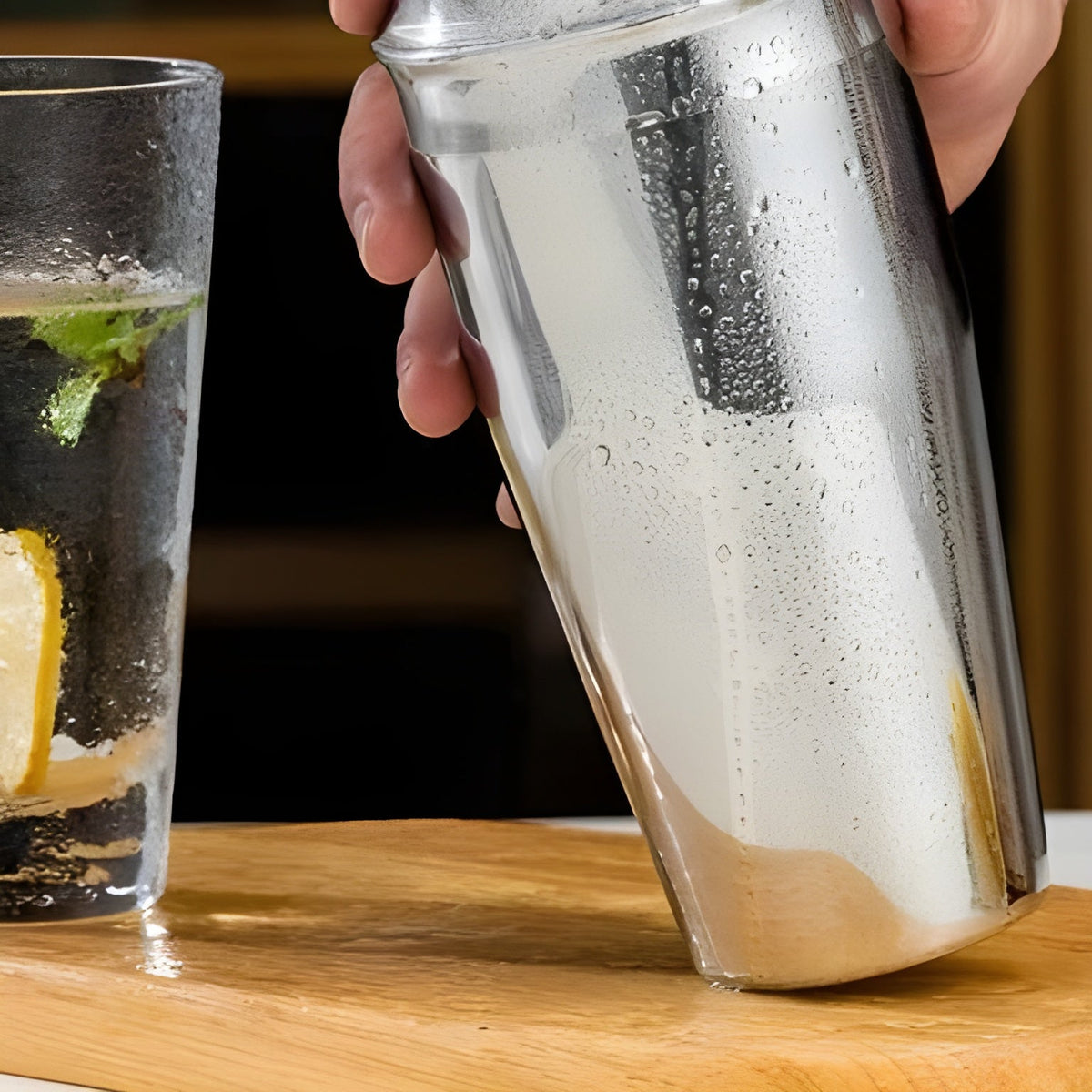 Stainless Steel Cocktail Shaker Set – 10-Piece Premium Bartender Set | Ideal for Mixed Drinks and Parties | Karnz
