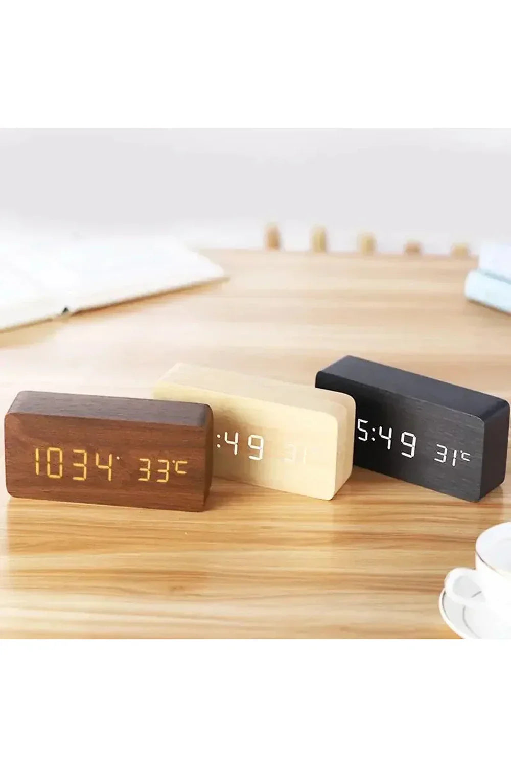 Digital LED Clock – 3 Display Functions
