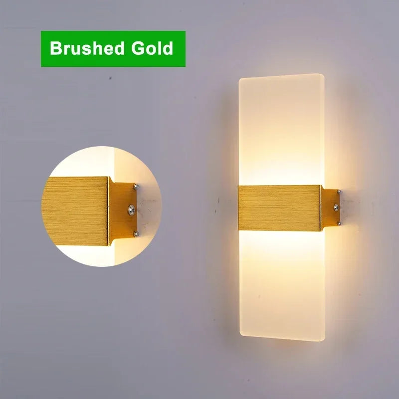 Modern LED Wall Lamp – Up & Down Wall Sconce for Bedroom, Living Room, and Corridor | Kalsten