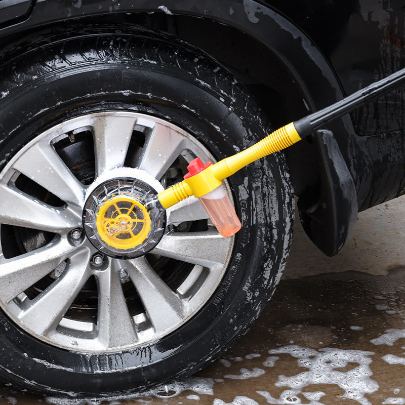 Kalsten | TurboBrush 360 Car Wash Brush – Rotating Brush with Soap Dispenser & Extension Pole