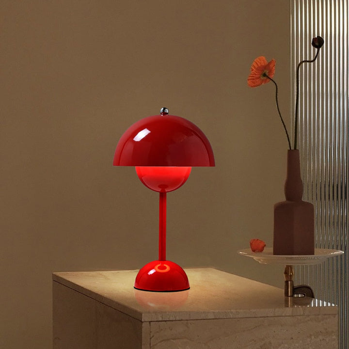 Flower Pot Table Lamp – Cordless Decorative Light