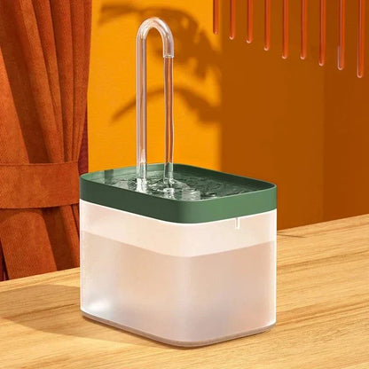 Brehn | Ultra-quiet Pet Water Fountain with Smart Filtration - 1.5 L Stainless Steel
