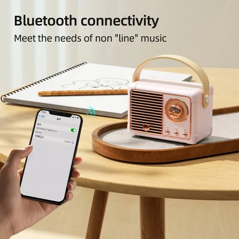 Kalsten | Vintage-Style Wireless Bluetooth Speaker with Subwoofer
