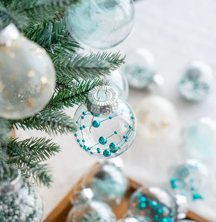 Transparent hollow ball Christmas tree decoration | Kalsten