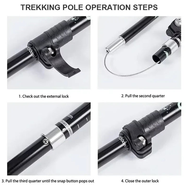 Kalsten | Foldable trekking poles for hiking & outdoor adventures