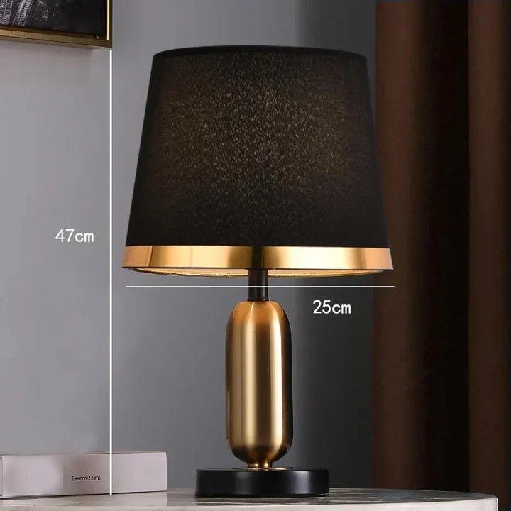 European Retro Bedroom Bedside Table Lamp - Modern American Decorative Lighting Fixture | Kalsten