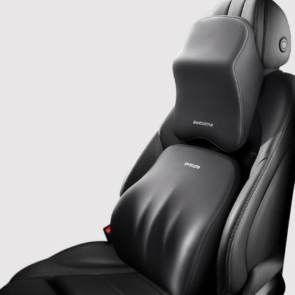 Skanto | ErgoDrive Car Support – Orthopedic Cushion for Neck & Back Pain Relief While Driving