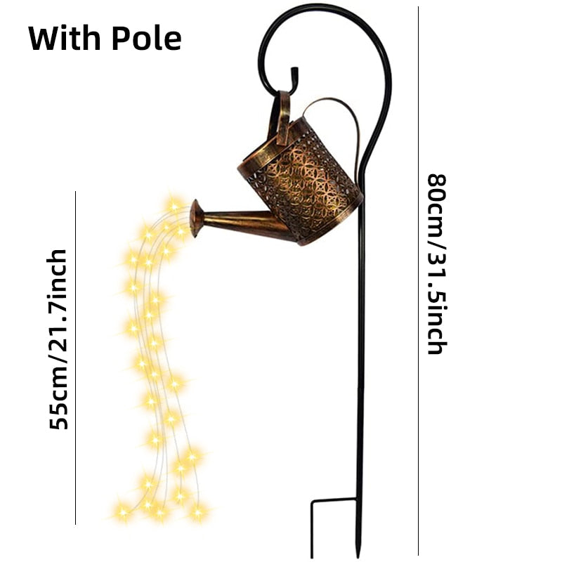 Garden Watering Solar-Powered Can Patio Light | Kalsten