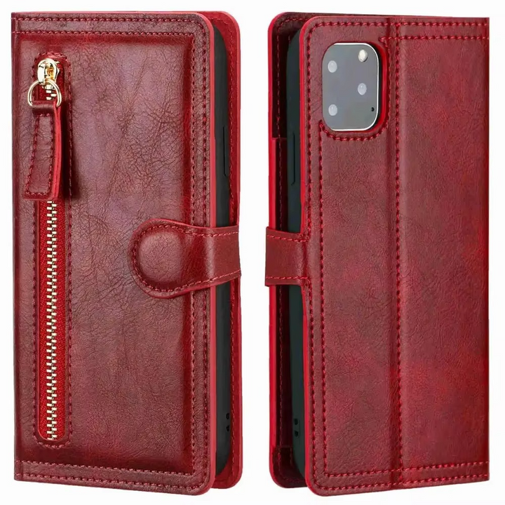 Kalsten | Premium Leather iPhone Flip Wallet & Stand Case