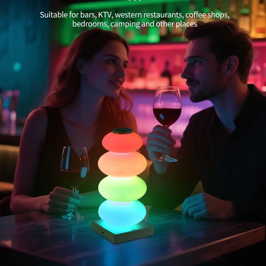 AuraGlow LED table lamp | 16 RGB colors & warm white | Touch dimming | USB operation | 3W | Kalsten