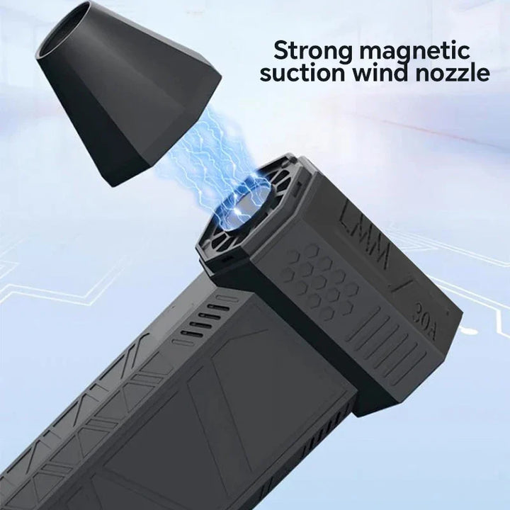 High-Speed Turbofan | Violent Fan with High Air Volume | Brushless Charging Handheld Outdoor Car Fan | Kalsten