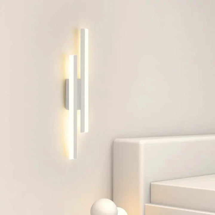 Modern LED Wall Lamp with Copper Line Pipe and Acrylic Lampshade | Kalsten