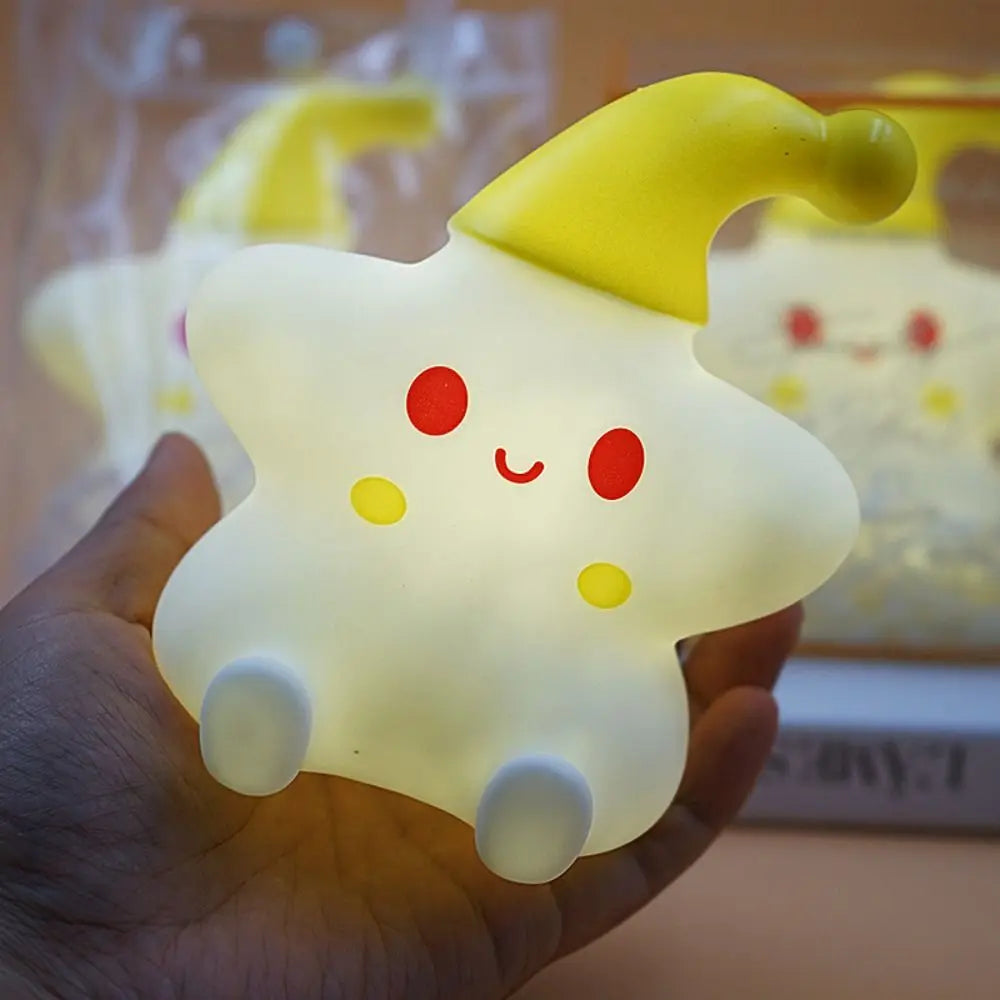 Happy Little Star LED Silicone Night Lamp | Kalsten