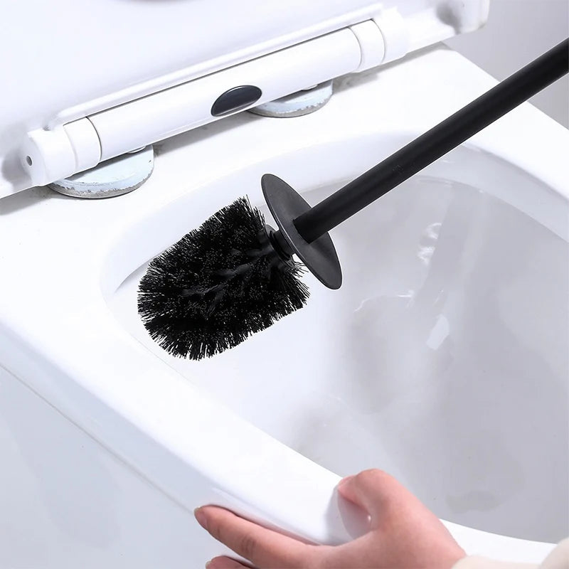 Toilet paper holder with brush & shelf | Kalsten