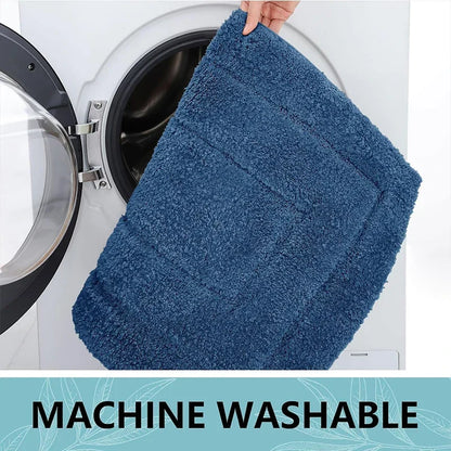 Bathroom Mat Microfiber Non-slip – Double-layer Bath Mat | Highly Absorbent & Soft | Comfort Floor Mat | Karnz