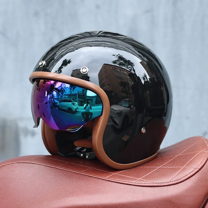 Kalsten | Retro Motorcycle Helmet 3/4 Open Face – Valor