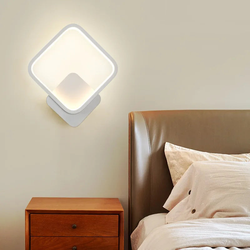 Minimalist LED Wall Lamp | Round & Square Sconces | Kalsten