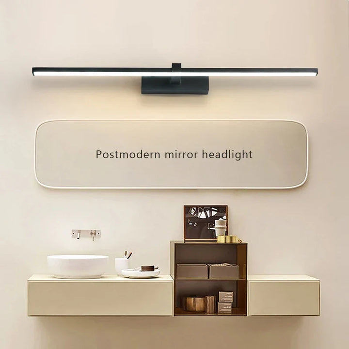 Modern LED Wall Light for Bathroom – 3-Color Adjustable Light Aluminum LED Mirror Lamp for Makeup and Bathing | Kalsten