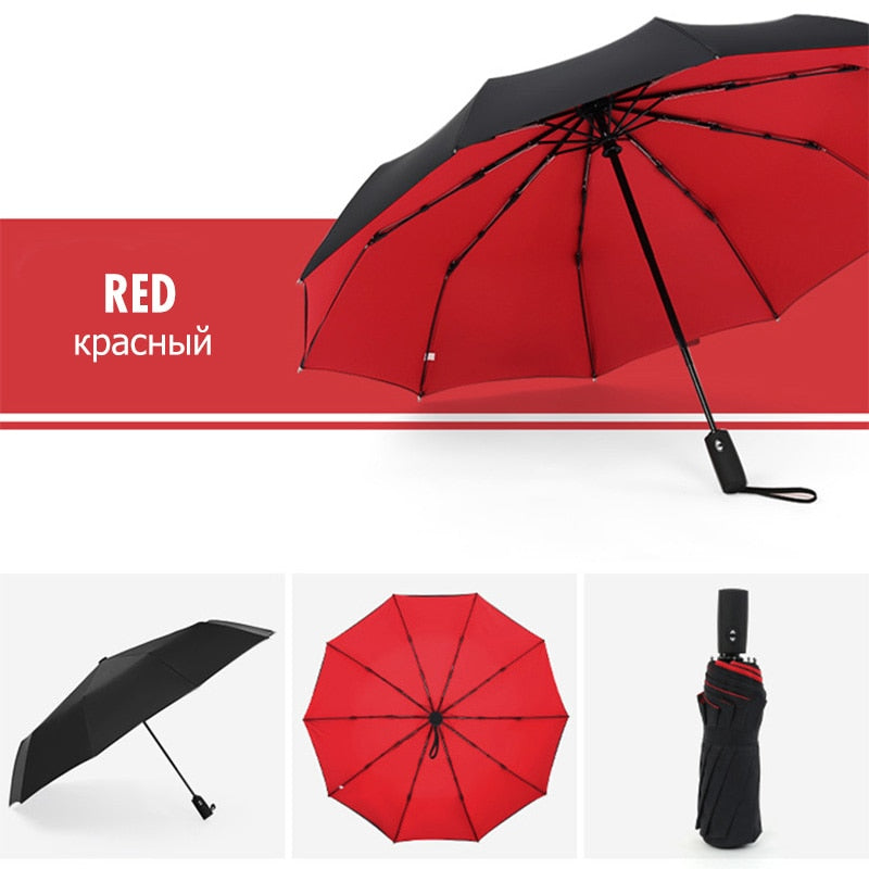 Kalsten | StormShield Automatic Umbrella – Windproof Storm Umbrella with Reversed Closing Mechanism