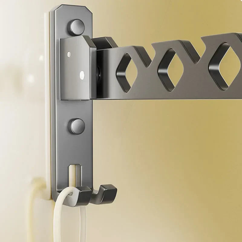Foldable Wall-Mounted Clothing Rack