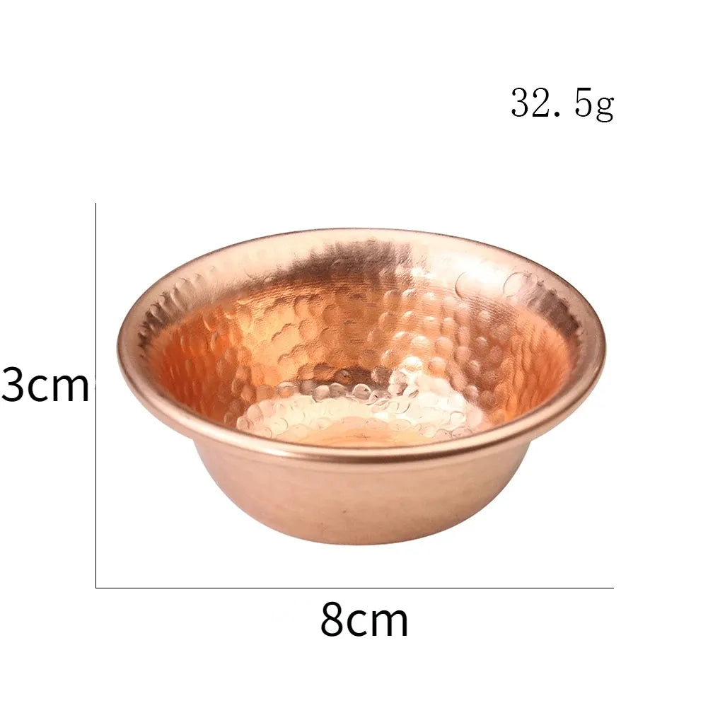 Kalsten | Nepalese pure copper water preparation bowl handmade hammer pattern holy water bowl for Buddha Buddhism accessories