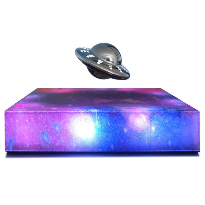 Magnetic Levitating Spaceship Rotating LED Night Lamp | Kalsten