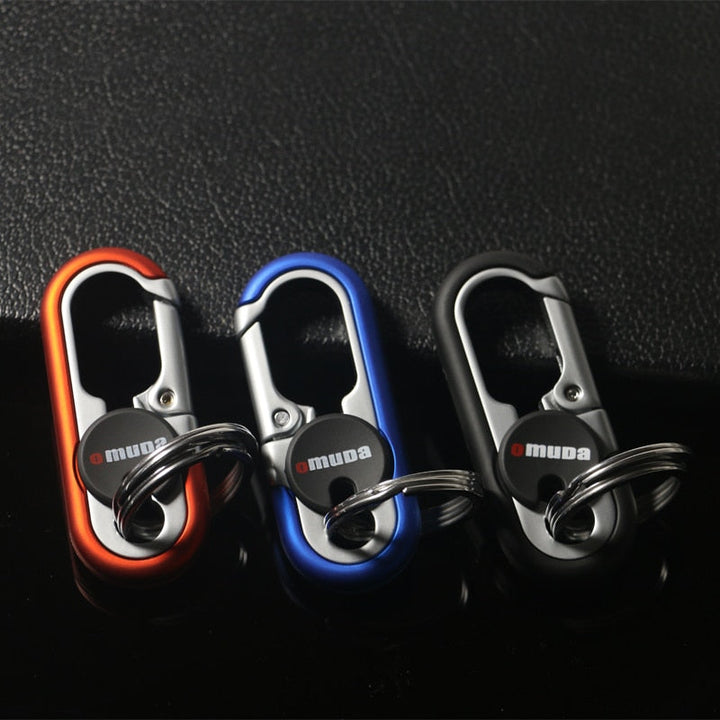 Kalsten | Steel Secure Double Ring Hook Keychain