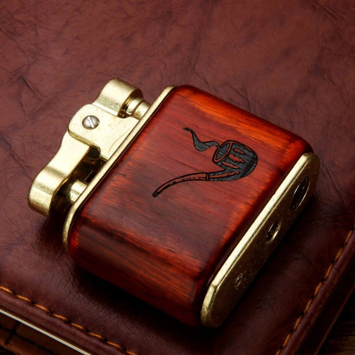 Wooden Vintage Spark Kerosene Lighter | Kalsten