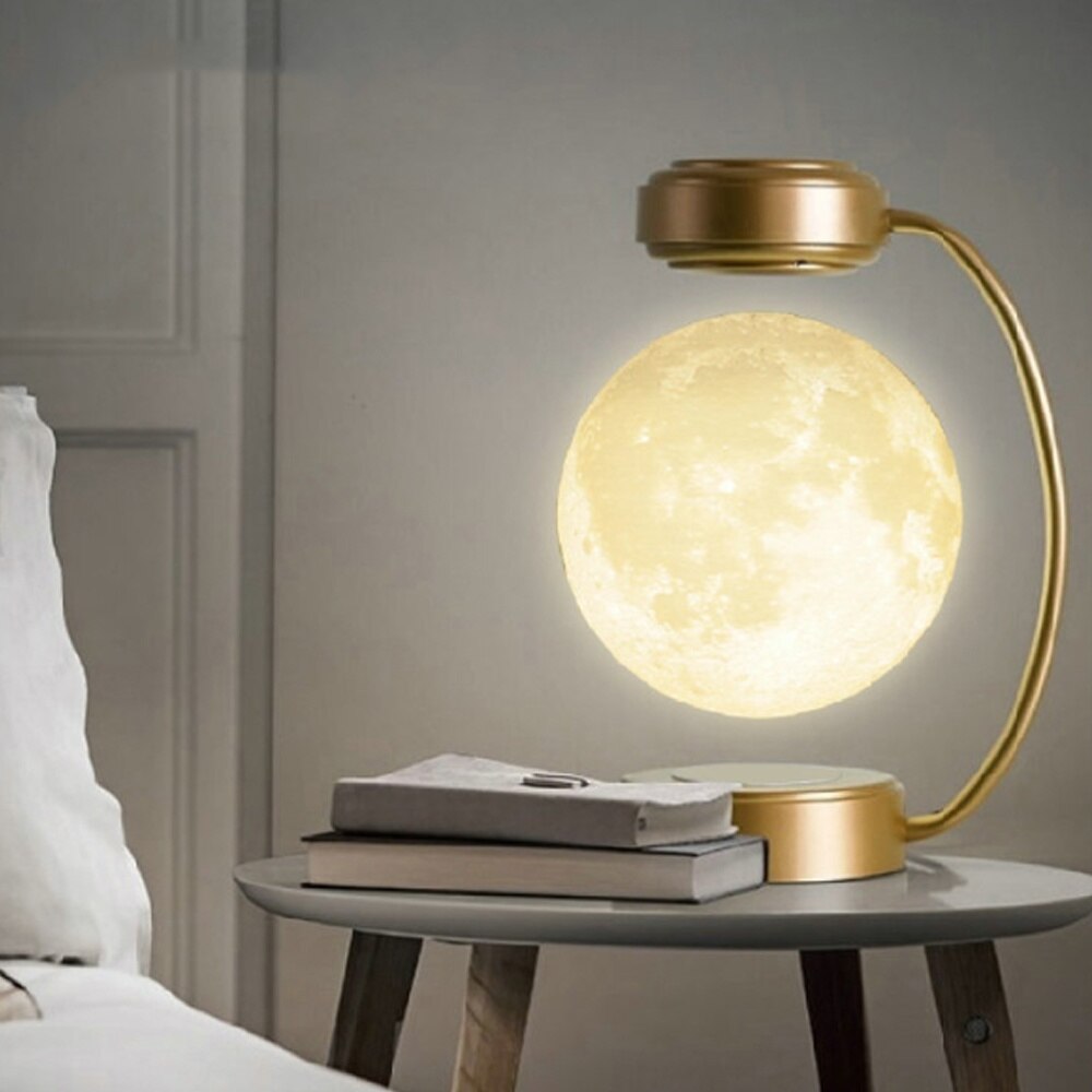 3D Magnetic Levitating Moon Night Lamp | Kalsten