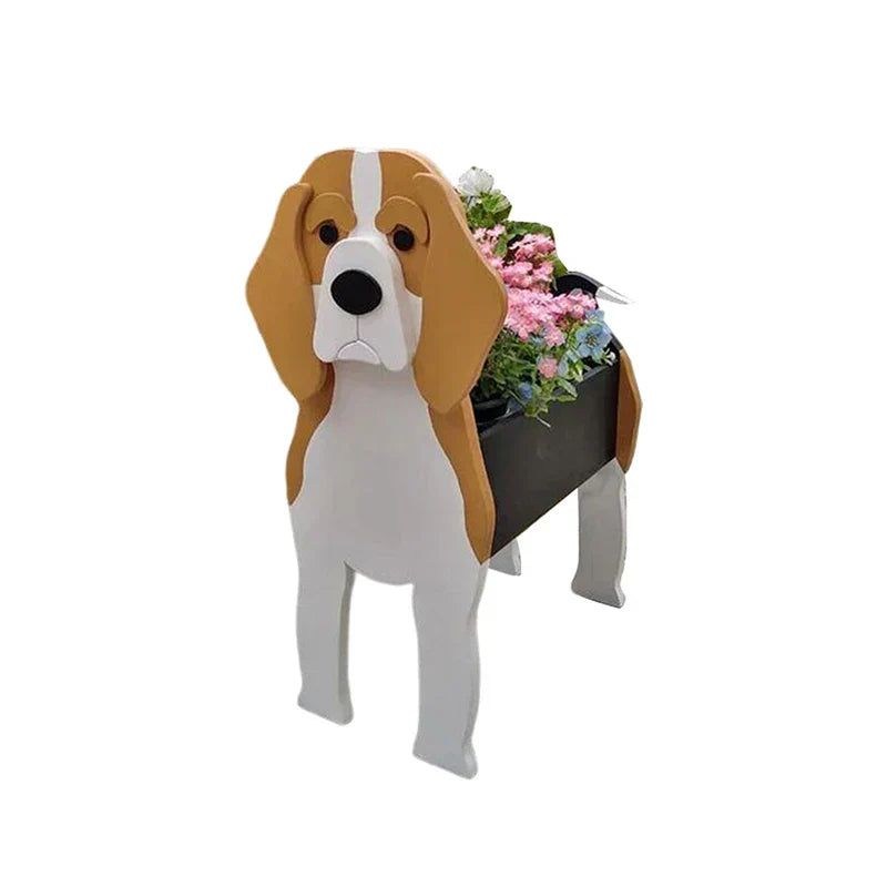 Kalsten | Flower Pot - Pawsome - Dog Plant Container - Various Breeds