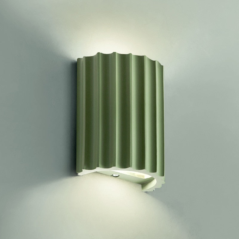Folding Color Resin LED Wall Light Lamp | Kalsten