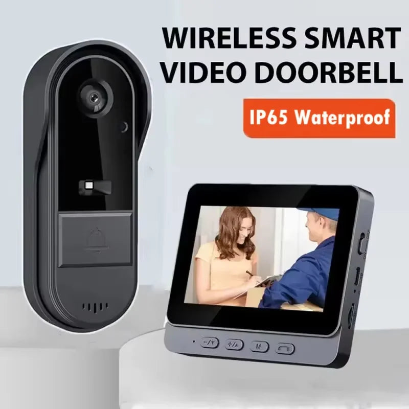 Wireless Video Doorbell with Night Vision