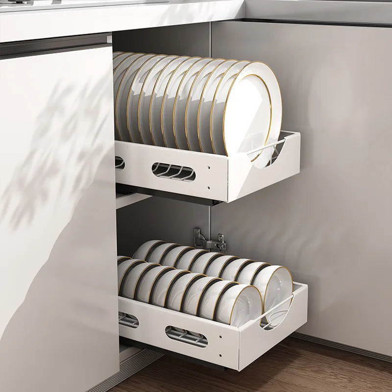 Kalsten | Under the Cabinet Smart Dish Organizer Rack