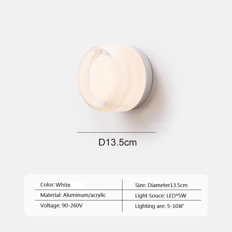 Modern LED Wall Lamp Amber Jelly | Kalsten
