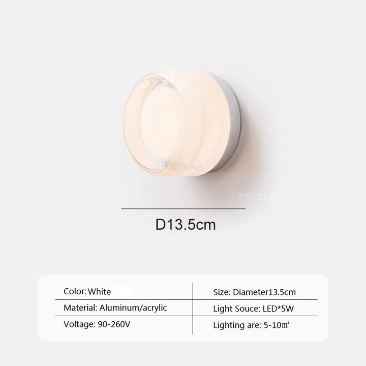 Modern LED Wall Lamp Amber Jelly | Kalsten
