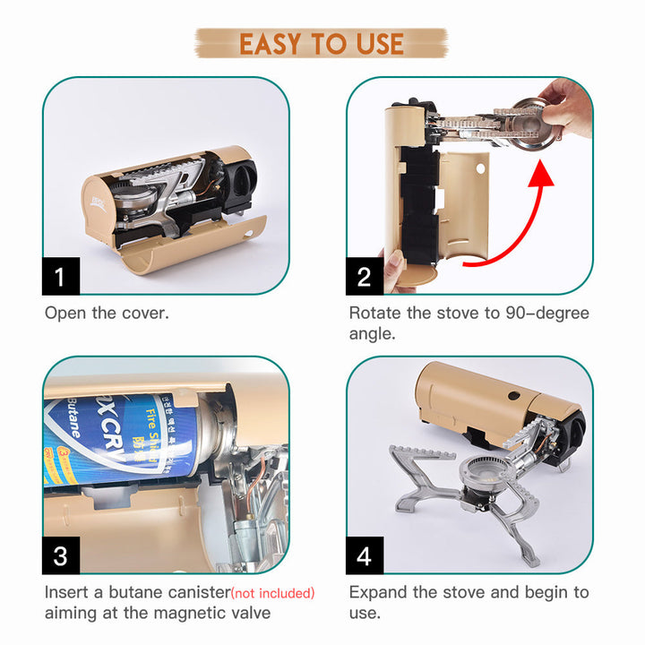 Outdoor Mini Portable Folding Gas Stove | Kalsten