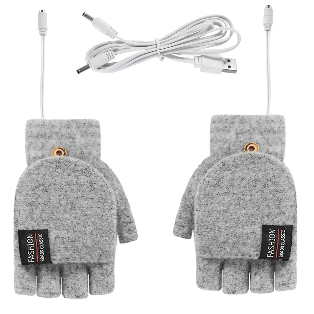 USB Rechargeable Warm Wave Heated Gloves | Kalsten