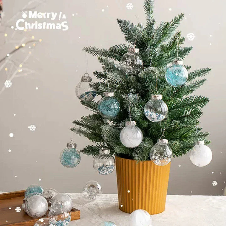 Transparent hollow ball Christmas tree decoration | Kalsten