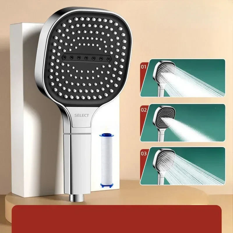 BowLift | High Pressure Large Panel Hand Shower