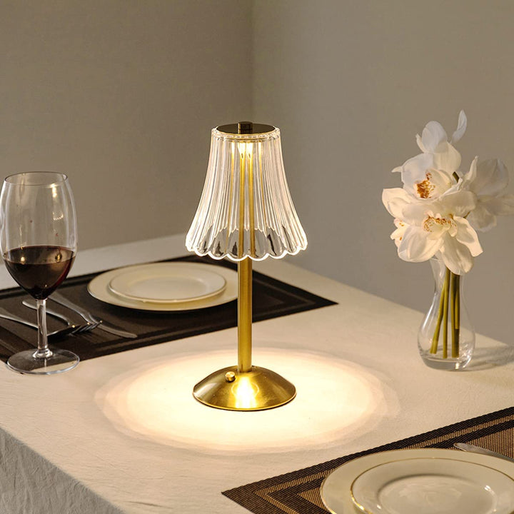 Golden Crystal Table Lamp | Kalsten