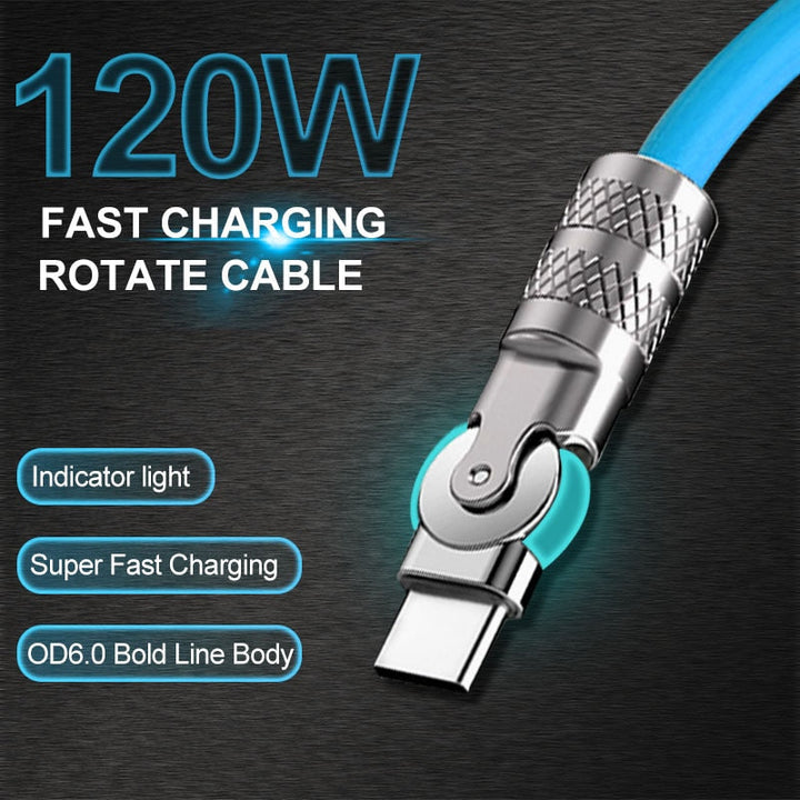Kalsten | Cord Master Phone Fast Charging Rotatable Cable