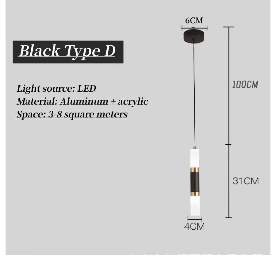 LED Pendant Light with Dual Light Sources – Up and Down Shine Fixture for Kitchen, Dining Room, and Bar Counter | Kalsten